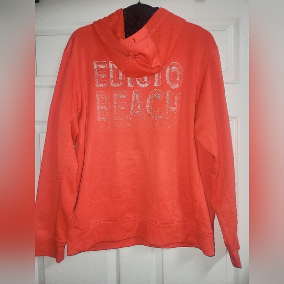 Nike- Unisex - Edisto Beach Tangerine Color Therma Fit Hoodie - Size L - Picture 3 of 6